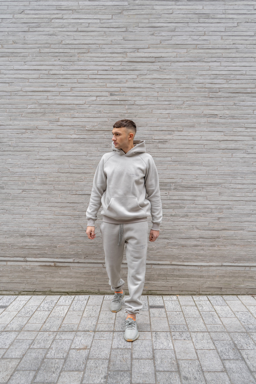 OVERSIZED ESSENTIAL JOGGERS - CLAY